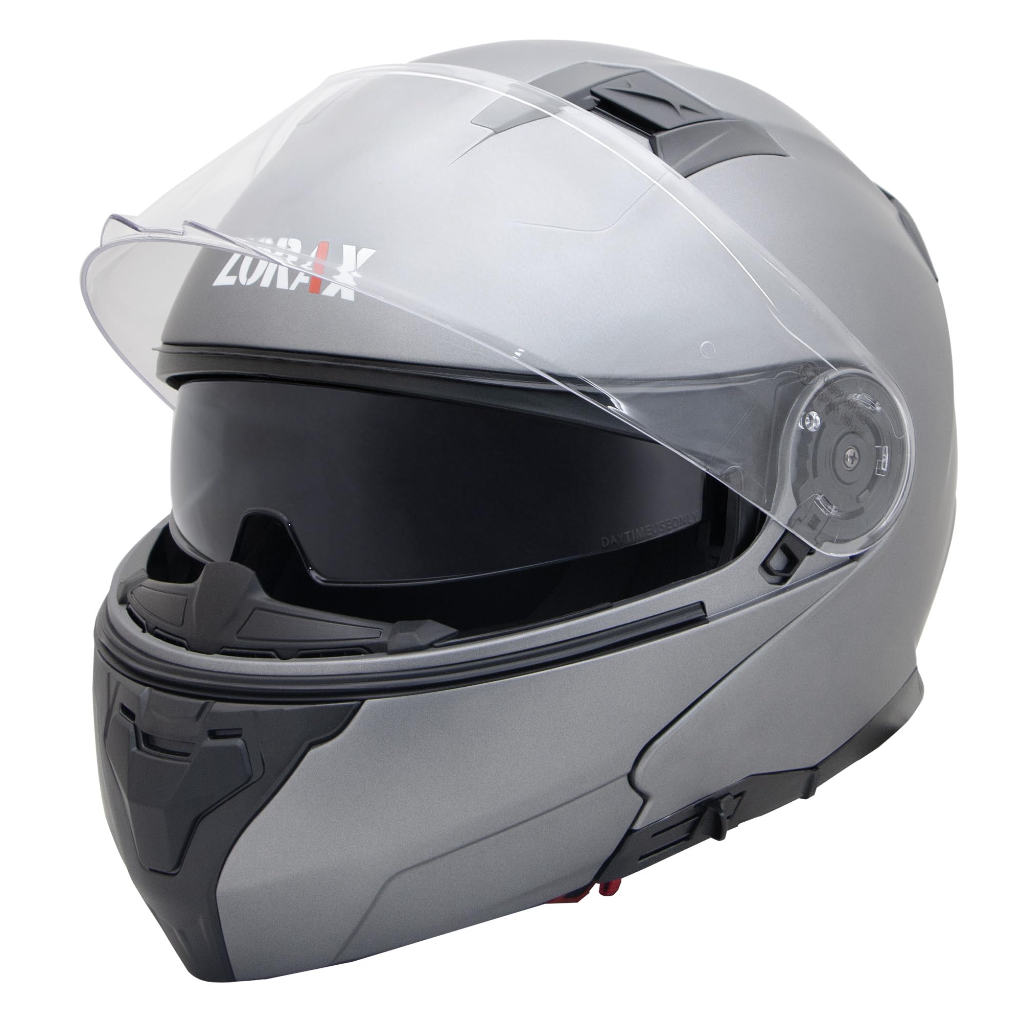 Zorax ZOR-729 Flip Up Helmet With Double Visor Motorbike Ece 2206